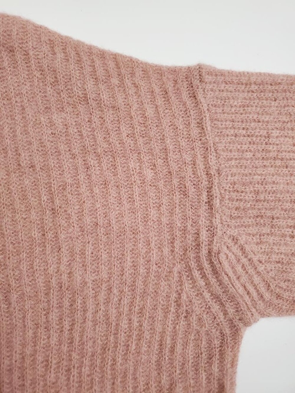 Everlane Cocoon Alpaca Crew Neck Knit Sweater M Blush Pink Long Sleeve Cozy - Picture 8 of 13